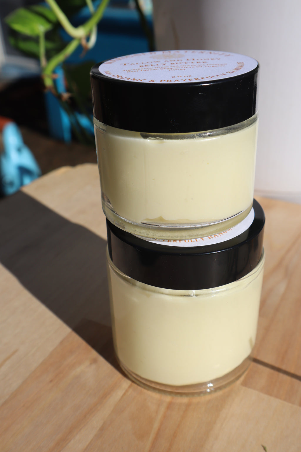 Tallow and Honey Belly Butter